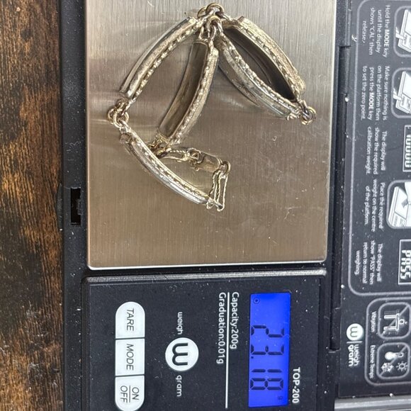 VTG 900 Silver Blue Morpho Butterfly Wings Hand Painted Tropical Scene Bracelet - Picture 9 of 12